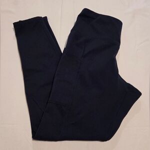Navy Blue Athletic Leggings